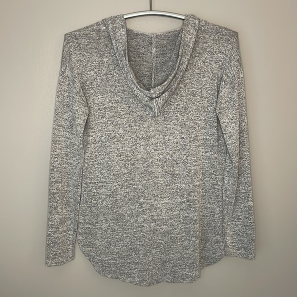BANANA REPUBLIC | Women’s Gray BANANA REPUBLIC Hooded Long Sleeve Shirt Size XS - Picture 8 of 8